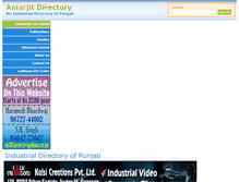Tablet Screenshot of amarjitdirectory.com